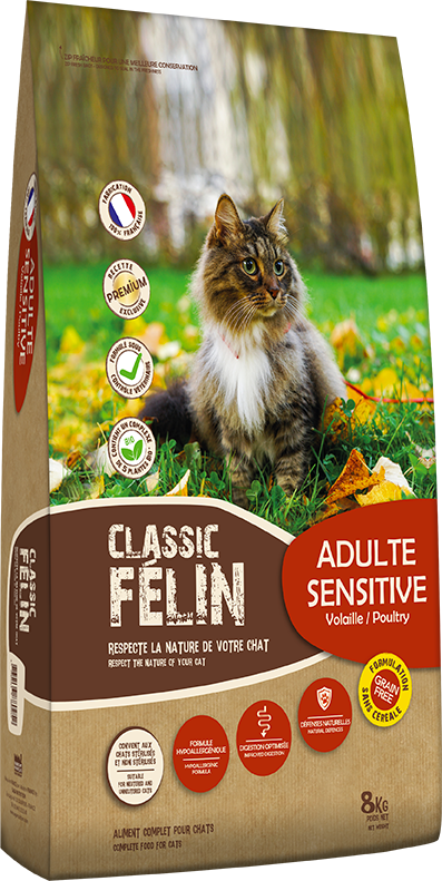 CLASSIC FELIN ADULTE SENSITIVE crocetnous