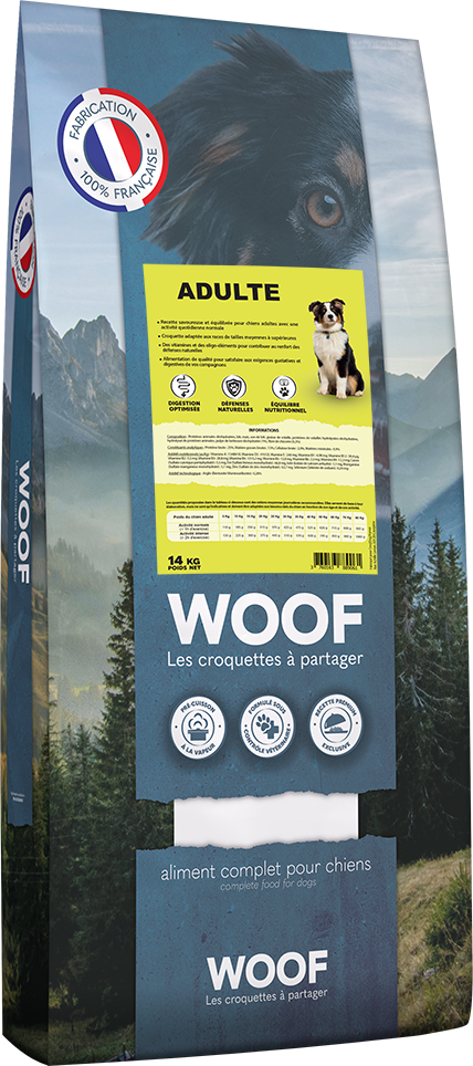 WOOF – Adulte (14 Kg)